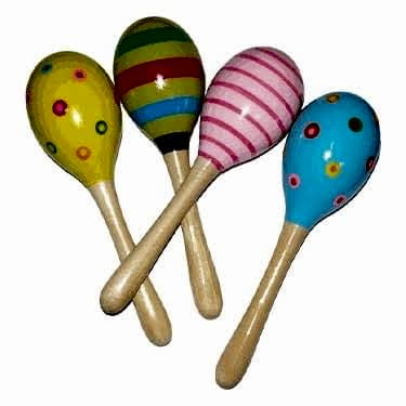 AHŞAP MARAKAS 19 CM